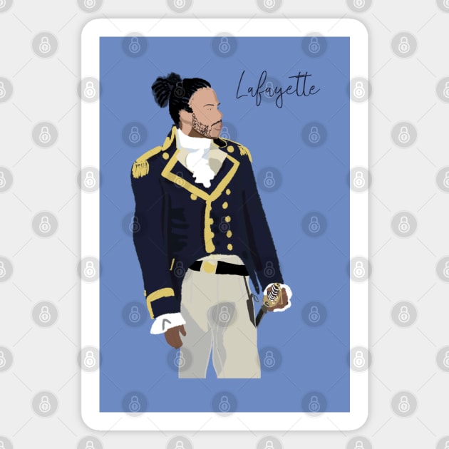 Hamilton Lafayette Daveed Diggs Magnet by Bookishandgeeky